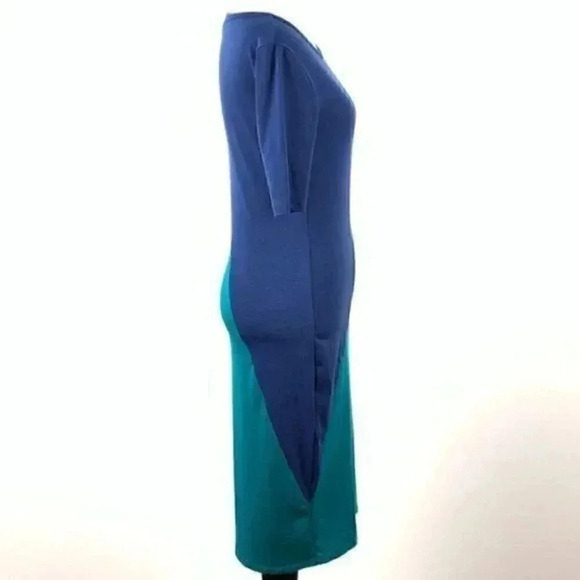 Lularoe dress straight Julia sz XS 0-2 color block - Picture 3 of 9